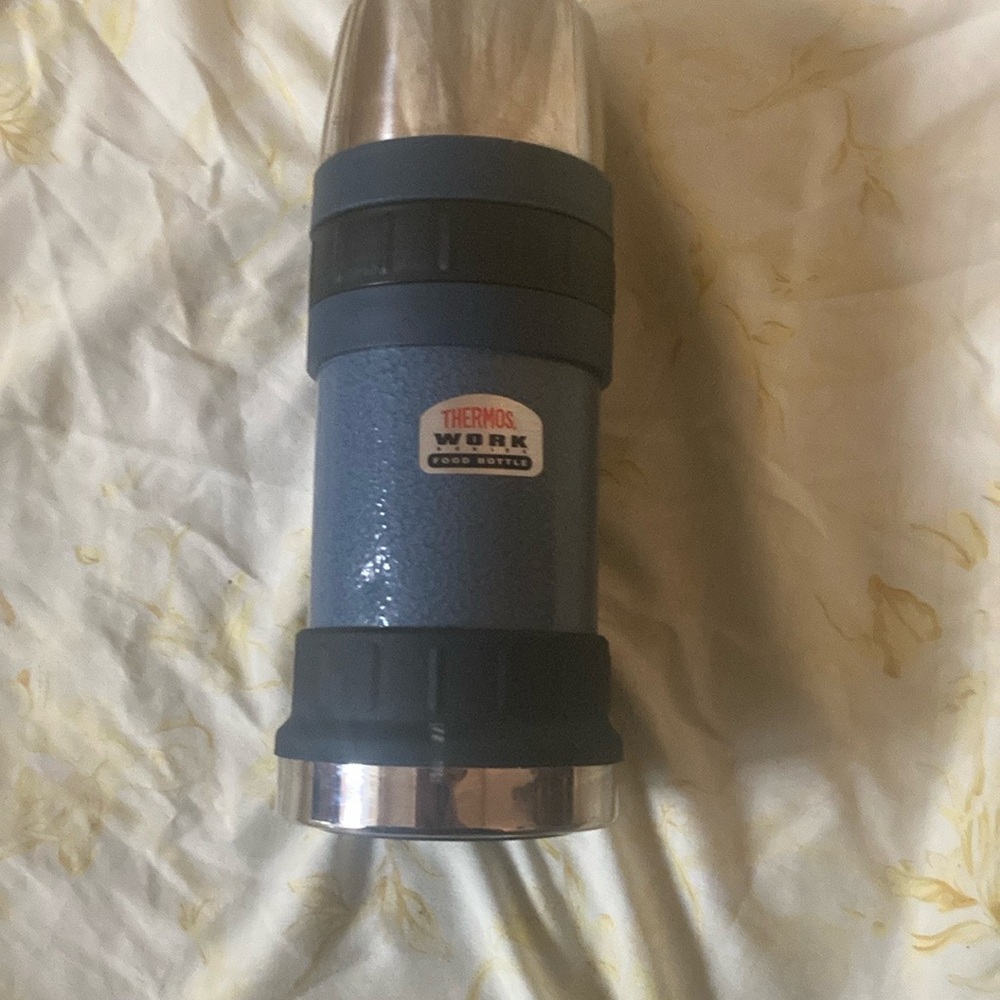 Thermos 16oz Work Series Insulated Travel Mug - Blue/Silver